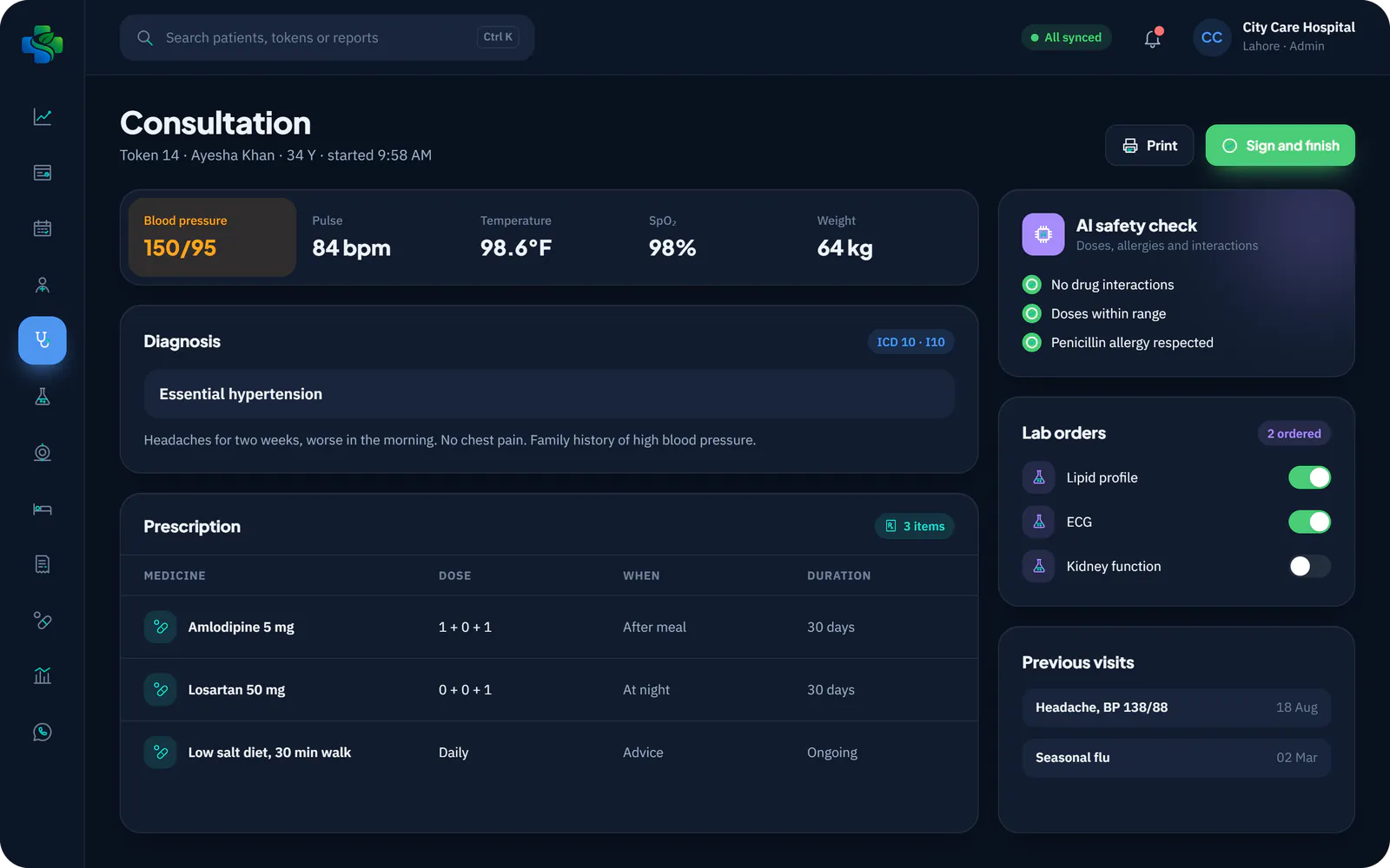 SehatMatrix Consultation and e-prescription